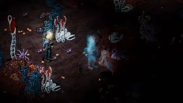 Иллюстрация уровня Stirring Abyss с деталями окружения