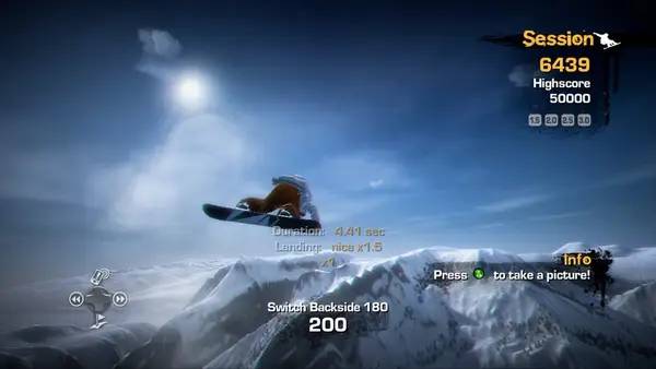 Иллюстрация уровня Stoked Big Air Edition с деталями окружения