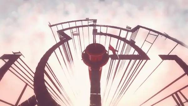 Иллюстрация уровня Summertime Madness с деталями окружения