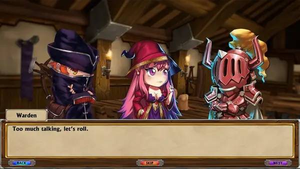 Иллюстрация уровня Super Dungeon Tactics с деталями окружения