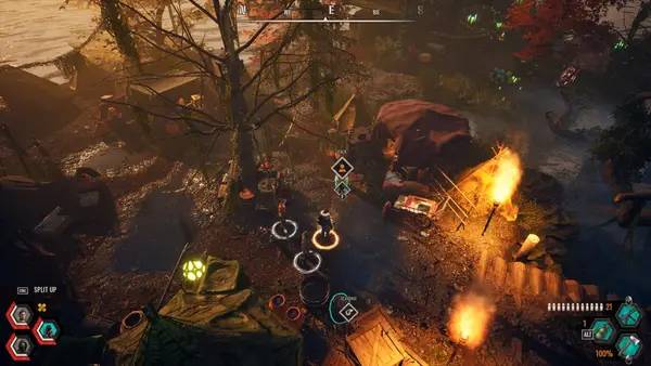 Иллюстрация уровня Survive the Fall с деталями окружения