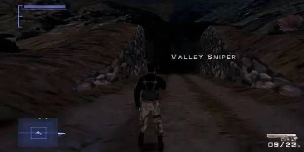 Иллюстрация уровня Syphon Filter 3 с деталями окружения