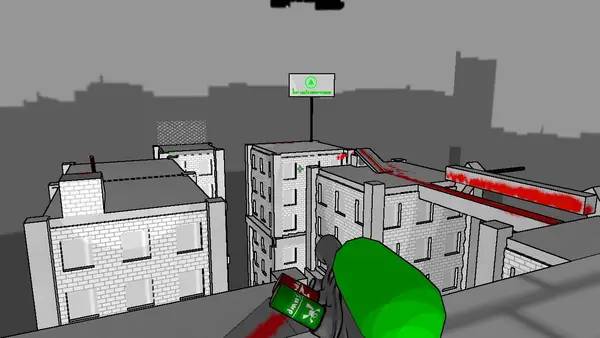 Иллюстрация уровня Tag  The Power of Paint с деталями окружения