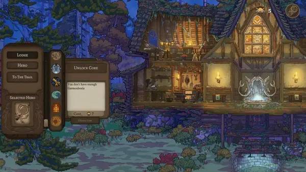 Иллюстрация уровня Tamarak Trail с деталями окружения