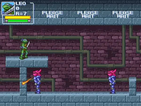 Иллюстрация уровня Teenage Mutant Ninja Turtles Rescue-Palooza! с деталями окружения