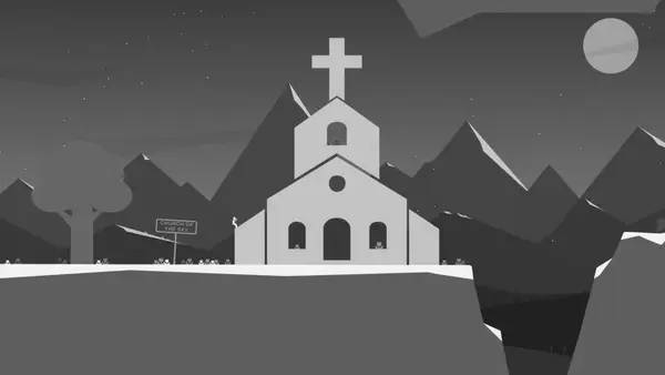 Иллюстрация уровня That Flipping Mountain с деталями окружения