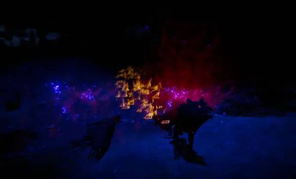 Иллюстрация уровня The Abandoned с деталями окружения