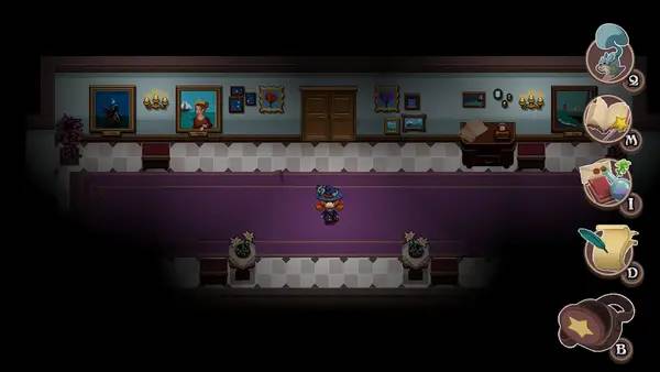 Иллюстрация уровня The Button Witch с деталями окружения