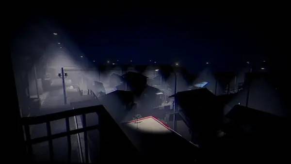 Иллюстрация уровня The Convenience Store с деталями окружения