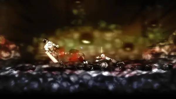 Иллюстрация уровня The Dishwasher Vampire Smile с деталями окружения