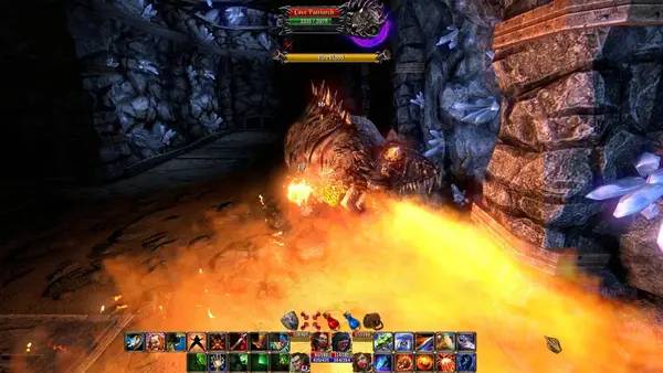 Иллюстрация уровня The Fall of the Dungeon Guardians - Enhanced Edition с деталями окружения