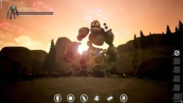 Иллюстрация уровня The Glade с деталями окружения