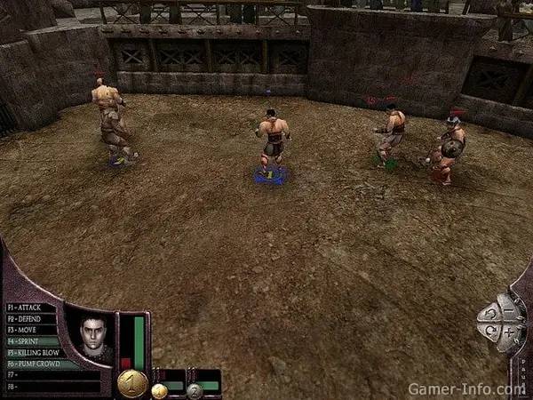 Иллюстрация уровня The Gladiators of Rome с деталями окружения