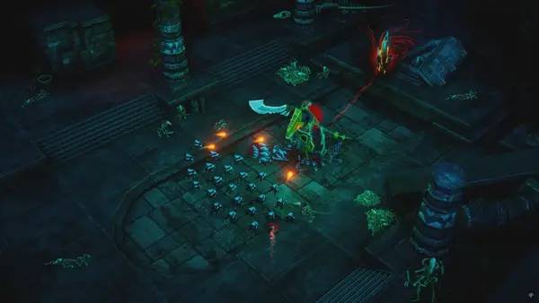 Иллюстрация уровня The Hive с деталями окружения