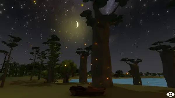 Иллюстрация уровня The Island Story с деталями окружения