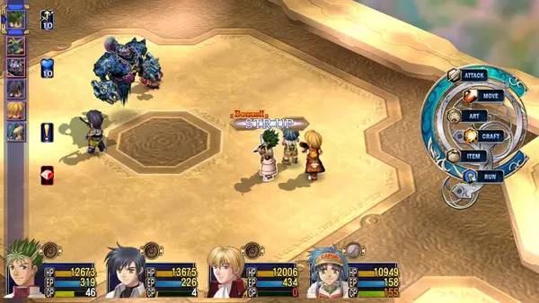 Иллюстрация уровня The Legend of Heroes  Trails in the Sky the 3rd с деталями окружения
