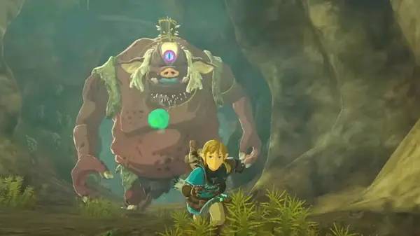 Иллюстрация уровня The Legend of Zelda  Tears of the Kingdom с деталями окружения