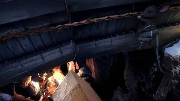 Иллюстрация уровня The Lost Legends of Redwall The Scout Act 3 с деталями окружения