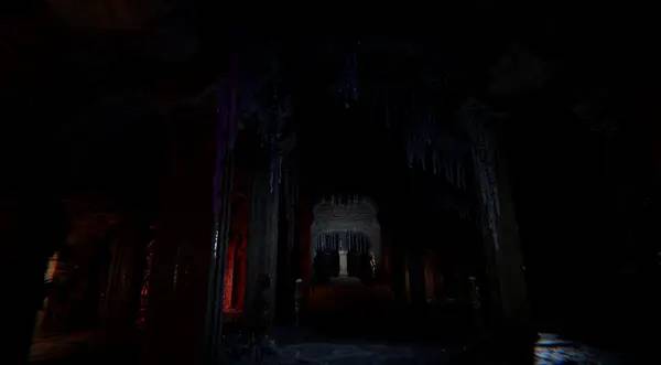 Иллюстрация уровня THE NAUGHTY LIST CURSE с деталями окружения