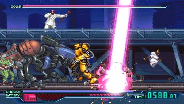 Иллюстрация уровня The Ninja Saviors  Return of the Warriors с деталями окружения