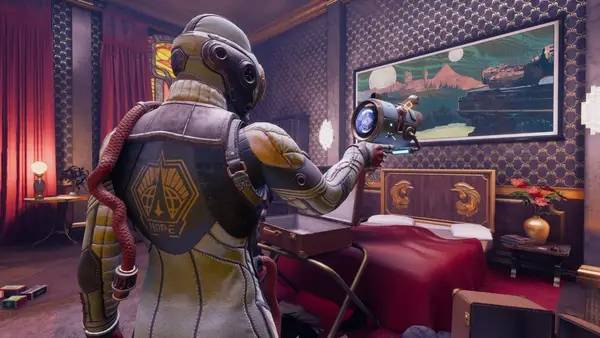 Иллюстрация уровня The Outer Worlds  Spacer's Choice Edition с деталями окружения
