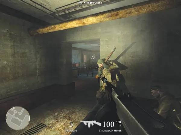 Иллюстрация уровня The Royal Marines Commando с деталями окружения