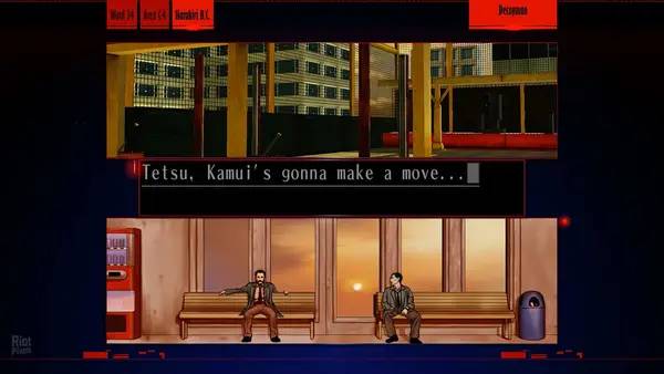 Иллюстрация уровня The Silver Case 2425 с деталями окружения