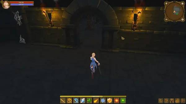 Иллюстрация уровня The Sorceress с деталями окружения