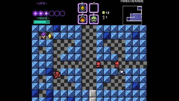 Иллюстрация уровня The Spectral Web Hitodama с деталями окружения