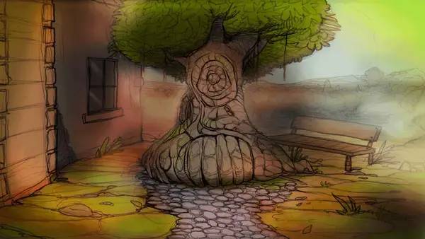 Иллюстрация уровня The Spirits of Kelley Family с деталями окружения