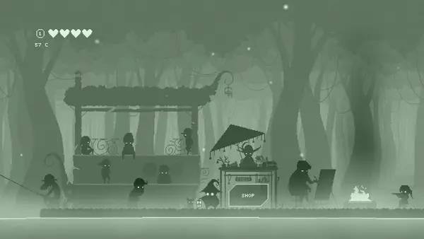 Иллюстрация уровня The Treehouse Man с деталями окружения