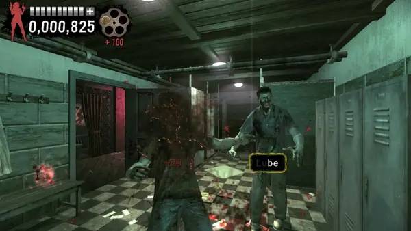 Иллюстрация уровня The Typing of The Dead  Overkill с деталями окружения