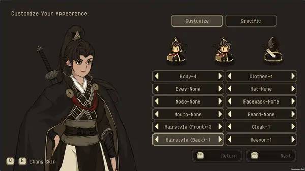 Иллюстрация уровня The World of Kungfu  Dragon and Eagle с деталями окружения