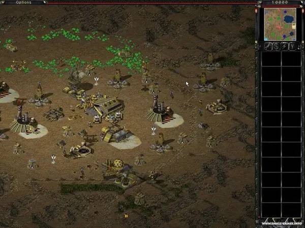 Иллюстрация уровня Tiberian Sun Factions с деталями окружения