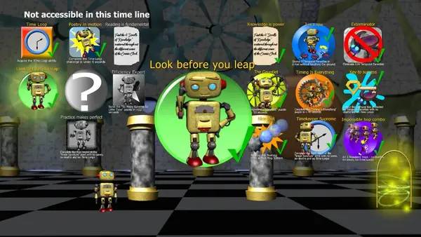 Иллюстрация уровня Time Keeper с деталями окружения