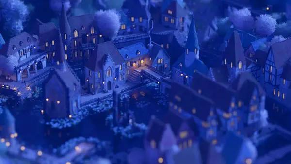 Иллюстрация уровня Tiny Glade с деталями окружения