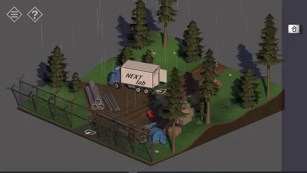 Иллюстрация уровня Tiny Room Stories Town Mystery с деталями окружения