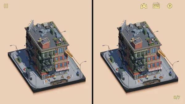 Иллюстрация уровня Tiny Tales Hidden Objects с деталями окружения