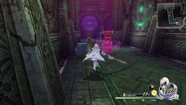 Иллюстрация уровня Tokyo Xanadu eX+ с деталями окружения