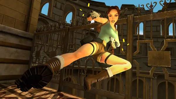 Иллюстрация уровня Tomb Raider IV-VI Remastered с деталями окружения