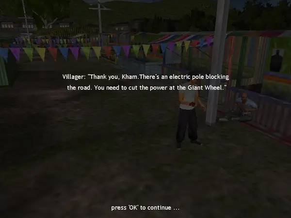 Иллюстрация уровня Tony Jaa's Tom-Yum-Goong The Game с деталями окружения