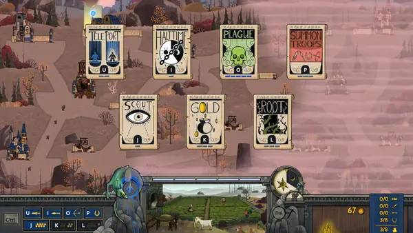 Иллюстрация уровня Touch Type Tale - Strategic Typing с деталями окружения