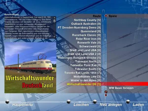 Иллюстрация уровня Trainz Railroad Simulator 2007 с деталями окружения