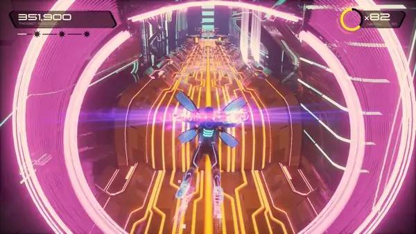 Иллюстрация уровня TRON RUN r с деталями окружения