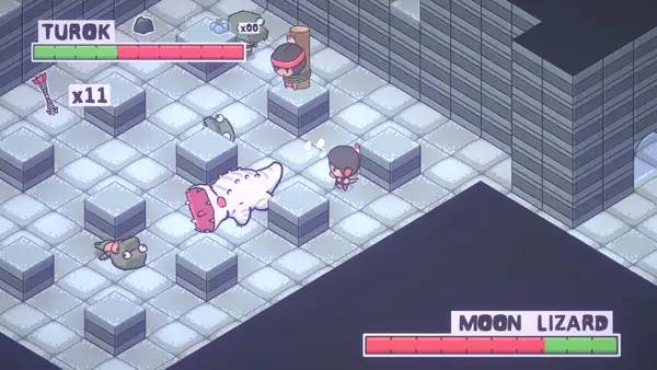 Иллюстрация уровня Turok Escape from Lost Valley с деталями окружения