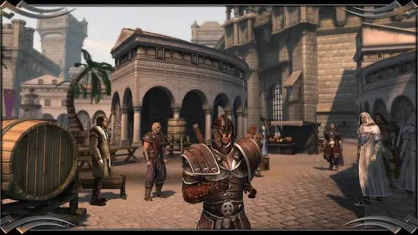 Иллюстрация уровня Two Worlds Epic Edition с деталями окружения