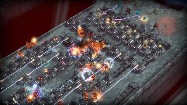 Иллюстрация уровня Unleash с деталями окружения