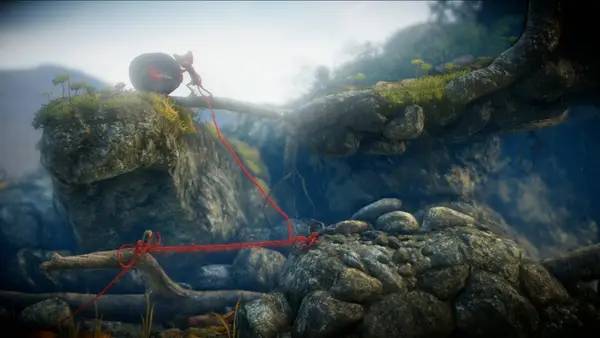 Иллюстрация уровня Unravel с деталями окружения