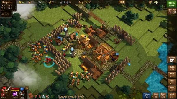 Иллюстрация уровня ValeGuard с деталями окружения