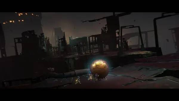 Иллюстрация уровня Vane с деталями окружения